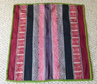 Peruvian Aguayo Table Cloth - Q ' ero Andean Mountain Textile 3