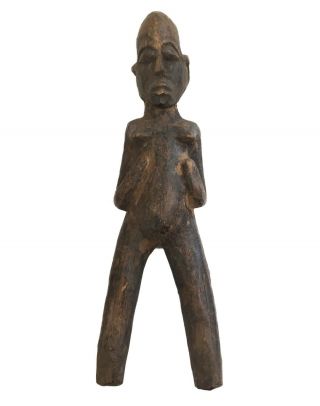 /unique Old Lobi Figural Sling Shot Burkina Faso African 7 " H