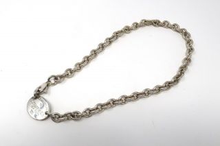A Heavy Vintage Sterling Silver 925 Designer Curb Link Chain Necklace 53g 20644