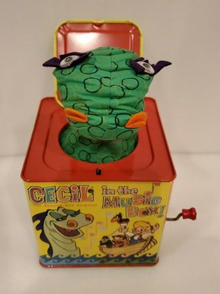 Vintage 1961 Mattel Cecil In The Music Box Jack In The Box