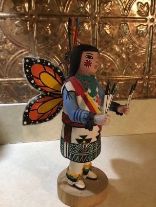 Older Hopi Kachina Doll Butterfly Maiden 1970’s