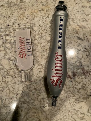 2 Shiner Light Beer Tap Handles