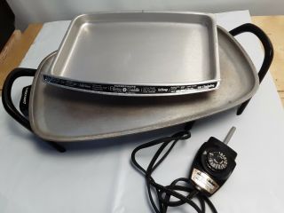 Vintage Farberware Electric Griddle - Model 260 100 - Ac W/perfect Heat Controller