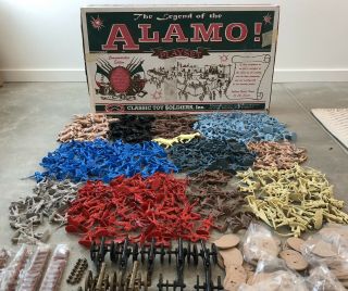 Huge Cts Classic Toy Soldiers The Legend Of The Alamo Playset Boxed Marx 1996