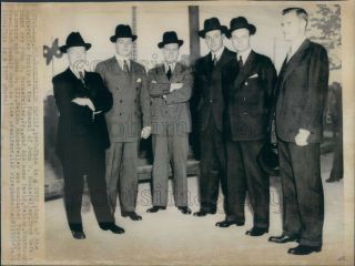 Press Photo Son & Grandsons Of John D Rockefeller At His Funeral