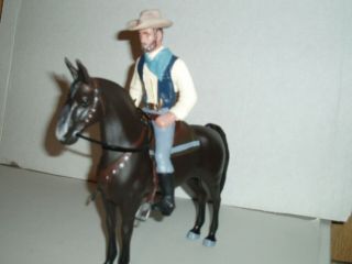 Custom Vintage Hartland Western Figure Festus Hagen W/ His Mule