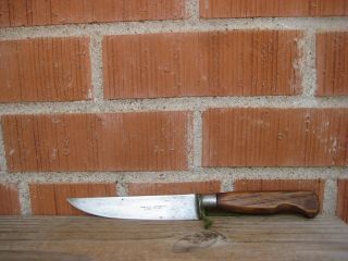 Vintage 5 3/4 " Blade Lamson Goodnow Nogent - Style Small Carbon Chef Knife Usa