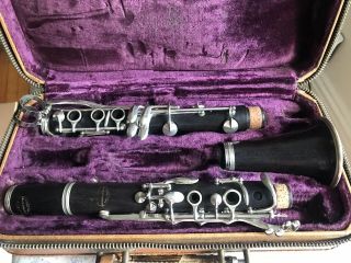 Vintage Evette Buffet Sponsored By Buffett Clarinet With Case