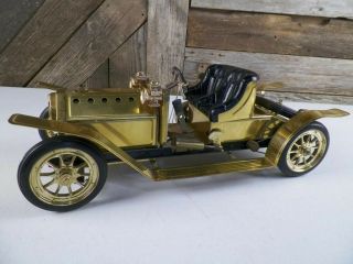 Vintage Brass Mamod Steam Engine Model Car Limited Edition 1 Of Only 1700