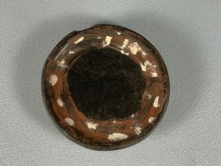 200248 - Ethiopian Tribal Terracotta Mursi Lip - Plate - Ethiopia.