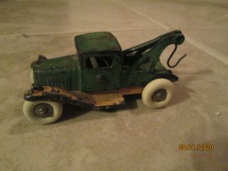 1930s Arcade,  Hubley,  Kilgore Cast Iron Tow Truck 4 " With Tow Hook