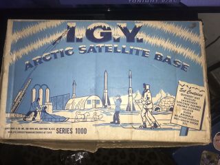 Marx Igy Arctic Satellite Base Play Set Vintage 1958 Scarce Vhtf