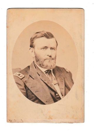 Early Cabinet Card Ulysses S.  Grant