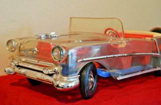 19 " 1/8 Ideal Toy 1954 Oldsmobile Starfire Fix - It Visible Car Battery Op