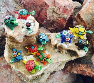 Bobble Head Turtles And Animals - One Of A Kind,  Hand - Made And Eco - Friendly
