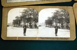 Stereograph Cards (23) of San Francisco Earthquake,  and Stereograph 5