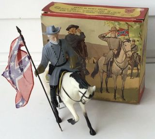 Hartland General Robert E.  Lee Figure,  Flag,  Hat.  Horse