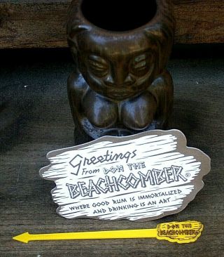 Brown Vicious Virgin Tiki Mug From Don The Beachcomber by Crazy Al 2011 2