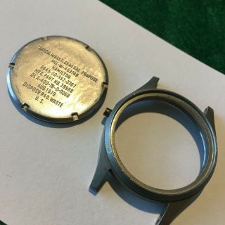 Vintage Hamilton Military Wrist Watch Case 6645 - Dla - 400 - 78 - D - 0068 2 Piece