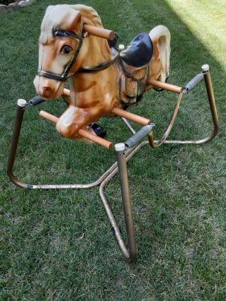 Vintage 1950’s / 1960’s Spring Rocking Horse; Local