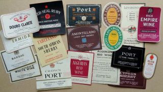 Old Uk Drinks Labels Brewed/ Bottled By John Lovibond (greenwich & Salisbury)