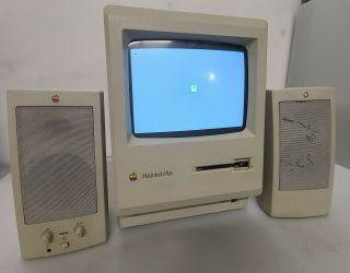 Apple Macintosh Plus | Model M0001a Computer,  Speakers | Vintage