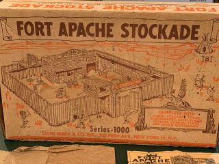 Marx Fort Apache Stockade Series 1000 Box 3678