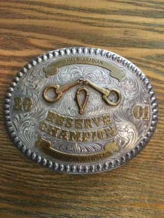 Vintage Victor Sterling Trophy Buckle
