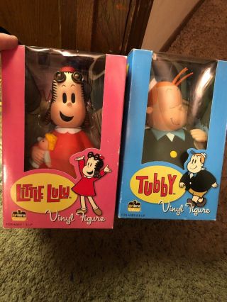Dark Horse Deluxe Little Lulu And Tubby Tompkins Vinyl Figure Toy Set Very Rare
