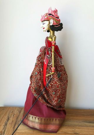 Elegant Wayang Golek,  Collectable Stick Puppet from Indonesia.  (PPT028) 3