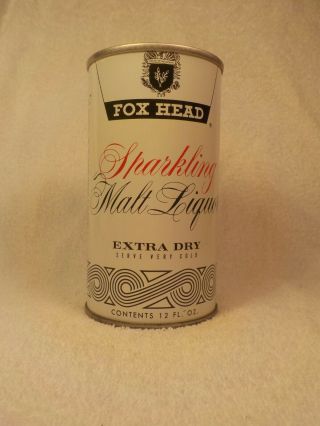 Fox Head Malt Liquor Straight Steel Old Beer Can
