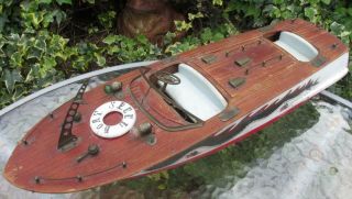 ITO/TMY 18 inch dragon boat Japan patina /nice paint 3