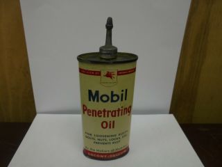 Vintage Socony Vacuum Oil Co.  Mobil Penetrating Oil Can