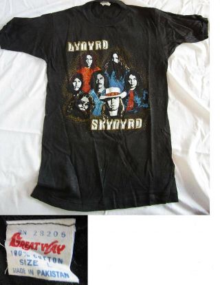 Vintage Lynyrd Skynyrd Concert T - Shirt