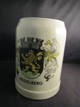 Vintage Gerz Heidelberg West Germany Beer Stein