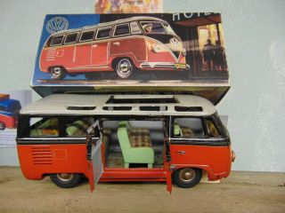 Tippco Vw Bus Made In West Germany Tin Toy