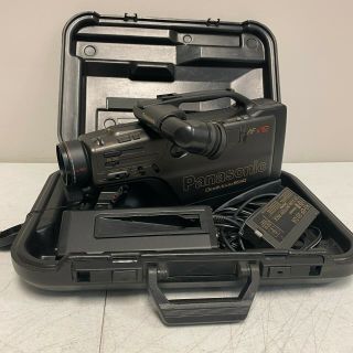 Panasonic Pv - D710d Vintage Camera Camcorder And W/ Case
