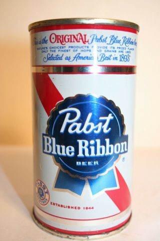 Pabst Blue Ribbon Beer 12 Oz 1960 