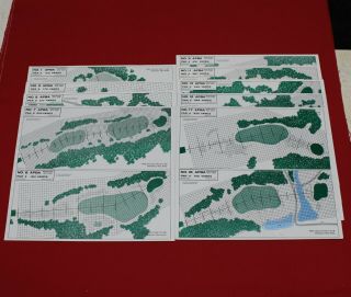 Vintage 1977 Apba Professional Golf Game Pine Valley Course