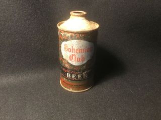 Bohemian Club Cone Top Beer Can Light Export Lager N.  O.  4 Alcohol,  Spokane Wa