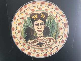 Frida Kahlo Hecho En Mexico Amora Large Wall Platter