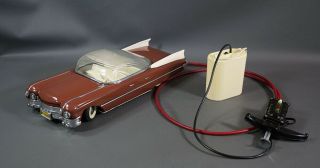 1960 Russia Gaz Tin Toy Car Model Cadillac Eldorado Panorama Roof Battery Remote