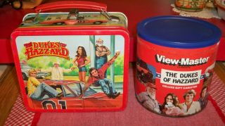 Vintage Dukes Of Hazzard Lunchbox And View Master