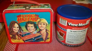 Vintage Dukes Of Hazzard Lunchbox and View Master 2