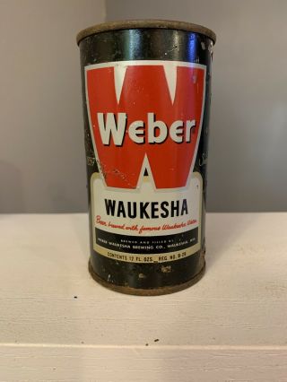 Weber Beer 12oz Flat Top Can Weber - Waukesha Brewing Waukesha,  Wi Usbc 144 - 29
