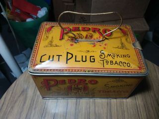 Vintage Tobacco Tin - Pedro Cut Plug Smoking Tobacco