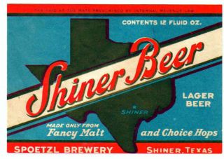 Shiner Beer Spoetzl Brew Beer Label T Shirt San Antonio Sizes Small - Xxxlarge (f)