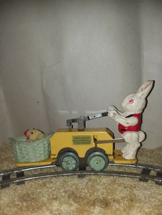 Vintage Lionel Corp.  Peter Rabbit Chick - Mobile Mechanical Bunny Train Car