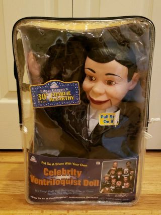 Charlie Mccarthy Dummy Ventriloquist Doll Famous Radio Personality 2000