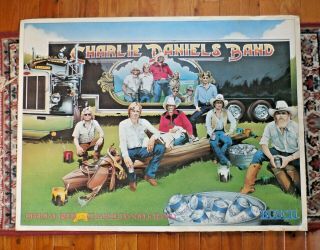 Official Beer Of The Charlie Daniels Band Busch Beer Poster - 23½ " X 31 "